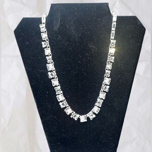 Kate Spade New York Crystal Rhodium Catching Light Necklace Silver Tone